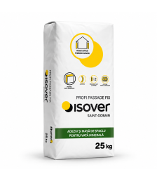 Adeziv si masa de spaclu pentru vata bazaltica Isover PROFI FASSADE FIX, 25 kg